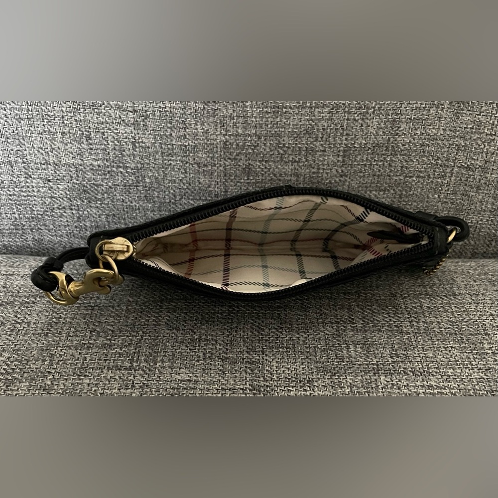 Vintage Coach Signature Black Wristlet - Picture 5 of 5
